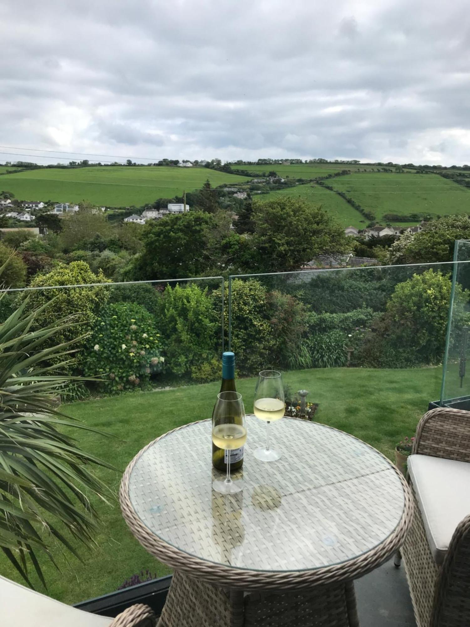 Ferienwohnung Mevagissey Boutique Flatlet With Sea And Countryside Views Exterior foto